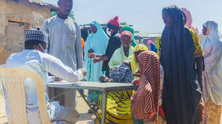 Distribution of Non food items to identified IDPs residing within Gusau Metropolis
