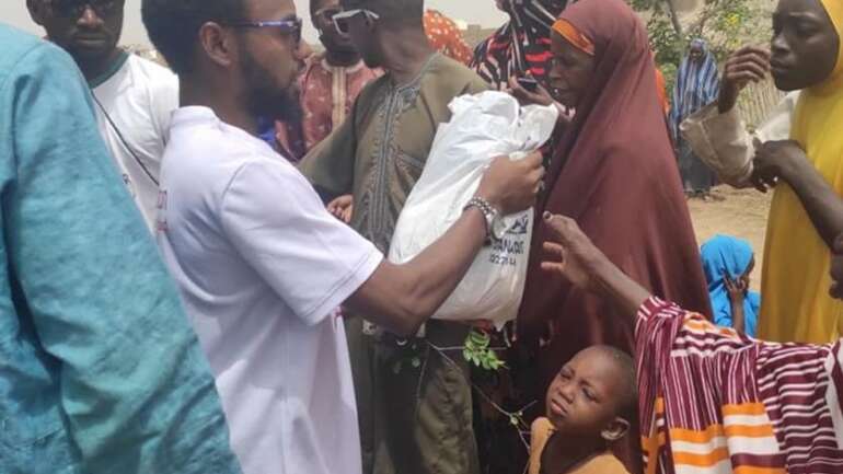 Distribution of Non food items to identified IDPs residing within Gusau Metropolis
