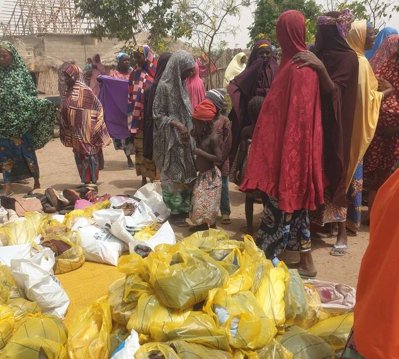 Distribution of Non food items to identified IDPs residing within Gusau Metropolis