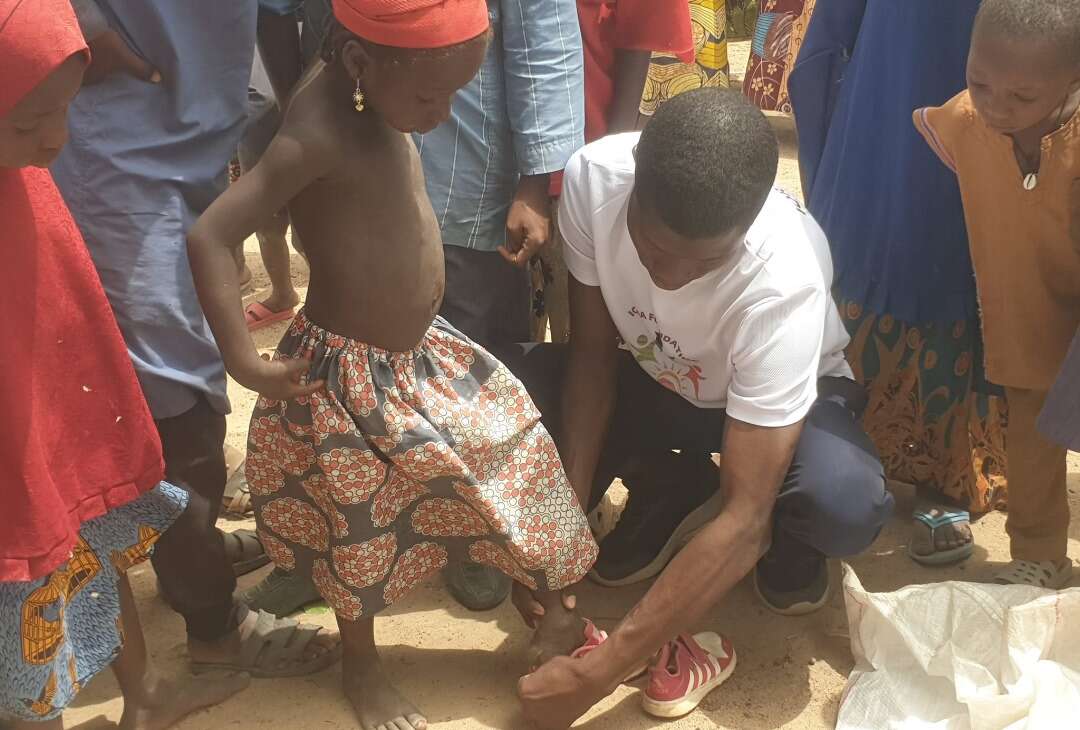 Distribution of Non food items to identified IDPs residing within Gusau Metropolis