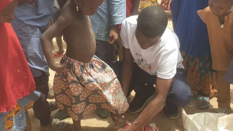 Distribution of Non food items to identified IDPs residing within Gusau Metropolis