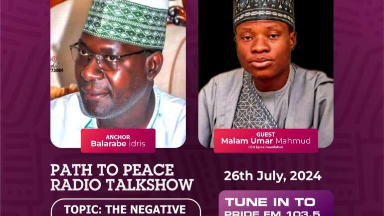 A phone in program at Pride FM Gusau