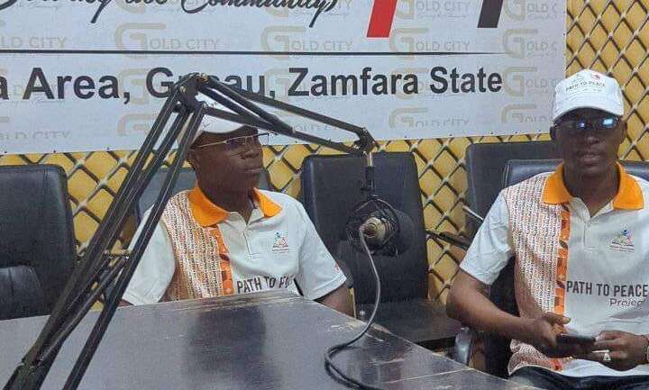 Presentation of Path to peace on GoldCity FM105.5 in Gusau the capital city of Zamfara…
