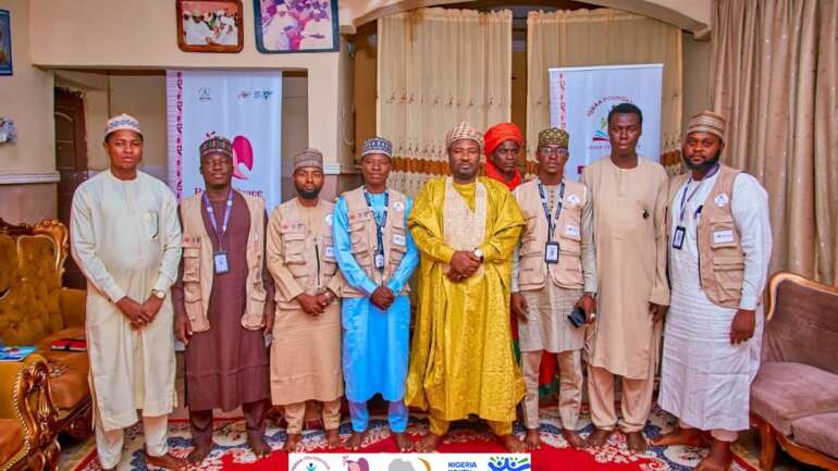 Internal meeting with Alh Nuraddeen Muhammad Kabir Baraden Gusau, Uban ƙasar Tudun Wada Gusau