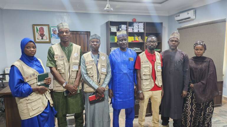 Project Team of Path to Peace, led by Project Manager Umar Mahmu