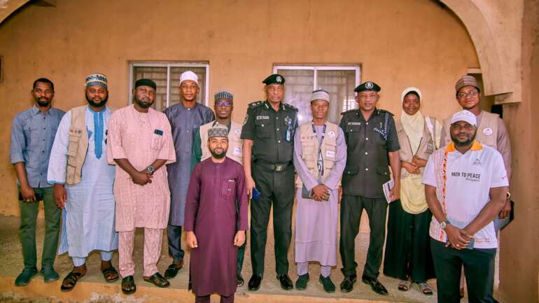 PathToPeace project team with support from LEAP Africa through the Naijayouthfund visited the Nigeria Police Force…